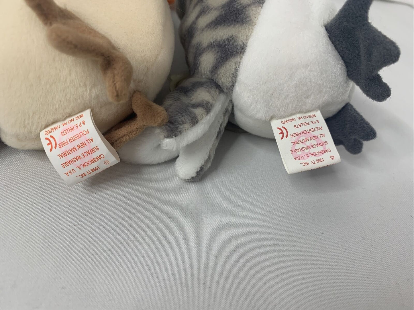 Ty Beanie Babies Graduation Wise Owl Showing Wisdom Plush Toys Two for One