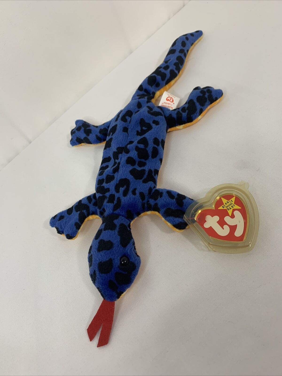 1995 Ty Beanie babies: Lizzy the Lizard, Pristine! 4th Generation. Limited