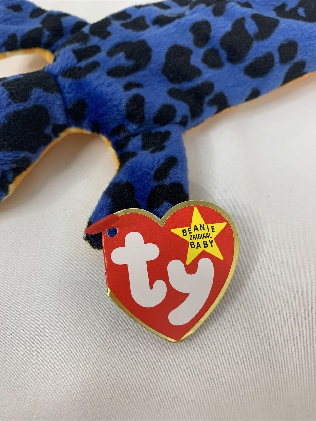 1995 Ty Beanie babies: Lizzy the Lizard, Pristine! 4th Generation. Limited