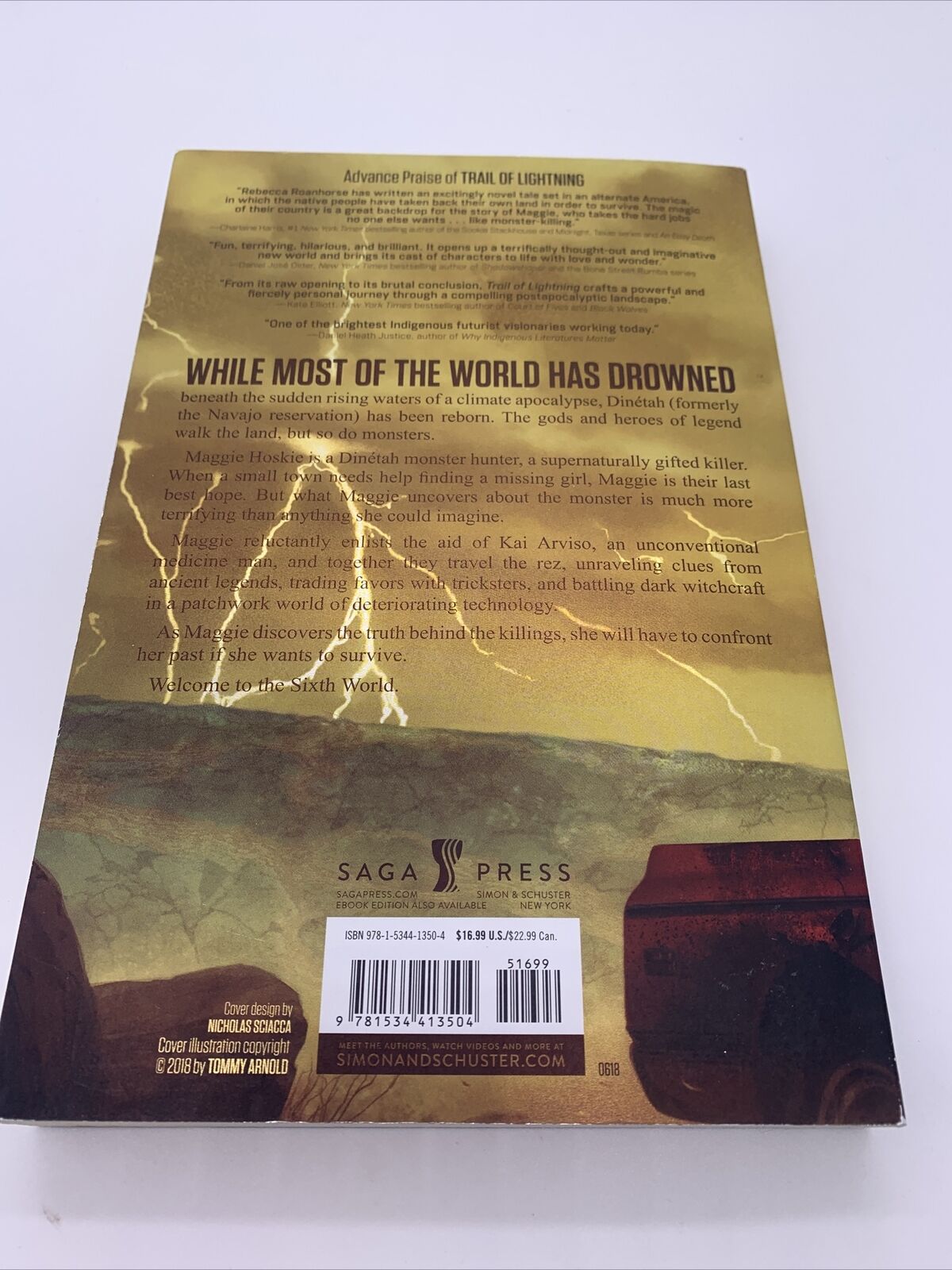 Trail of Lightning (The Sixth World) -Paperback By Roanhorse, Rebecca Hugo Award