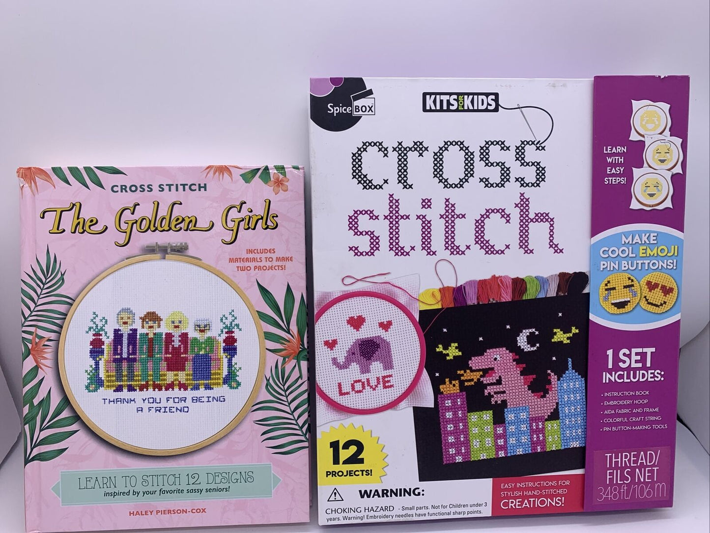 Cross Stitch Kits-The Golden Girls, Stylish Hand-Stitch Creations 24 Projects