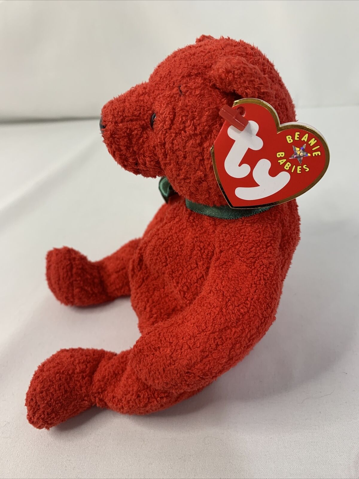 2000 TY Beanie Baby:MISTLETOE Christmas Bear. Limited Production US/Canada Only