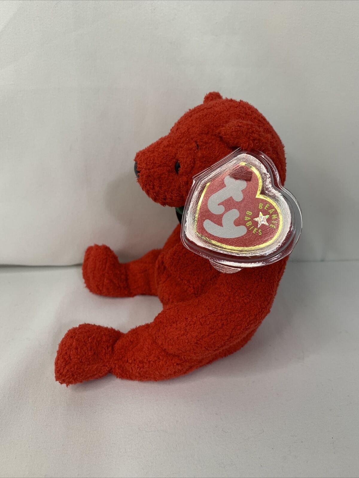 2000 TY Beanie Baby:MISTLETOE Christmas Bear. Limited Production US/Canada Only