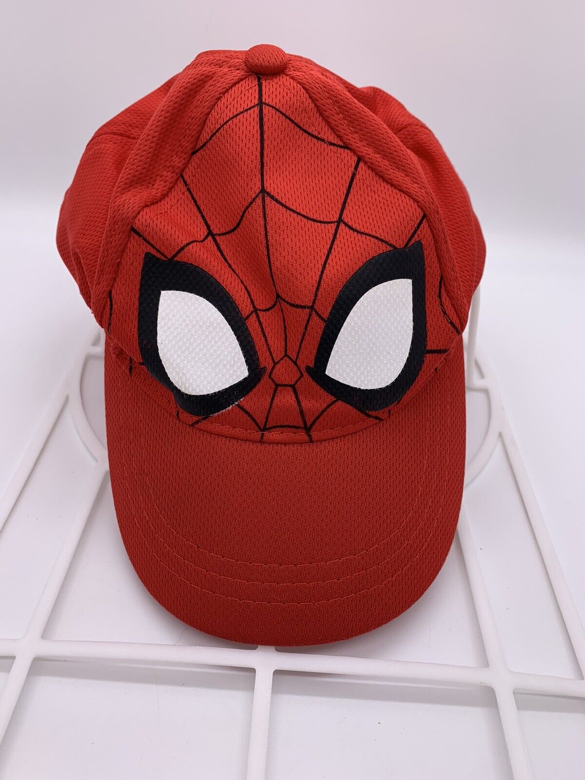 Black and Red Marvel Spider-Man Printing Baseball Cap for Youth Adjustable Size