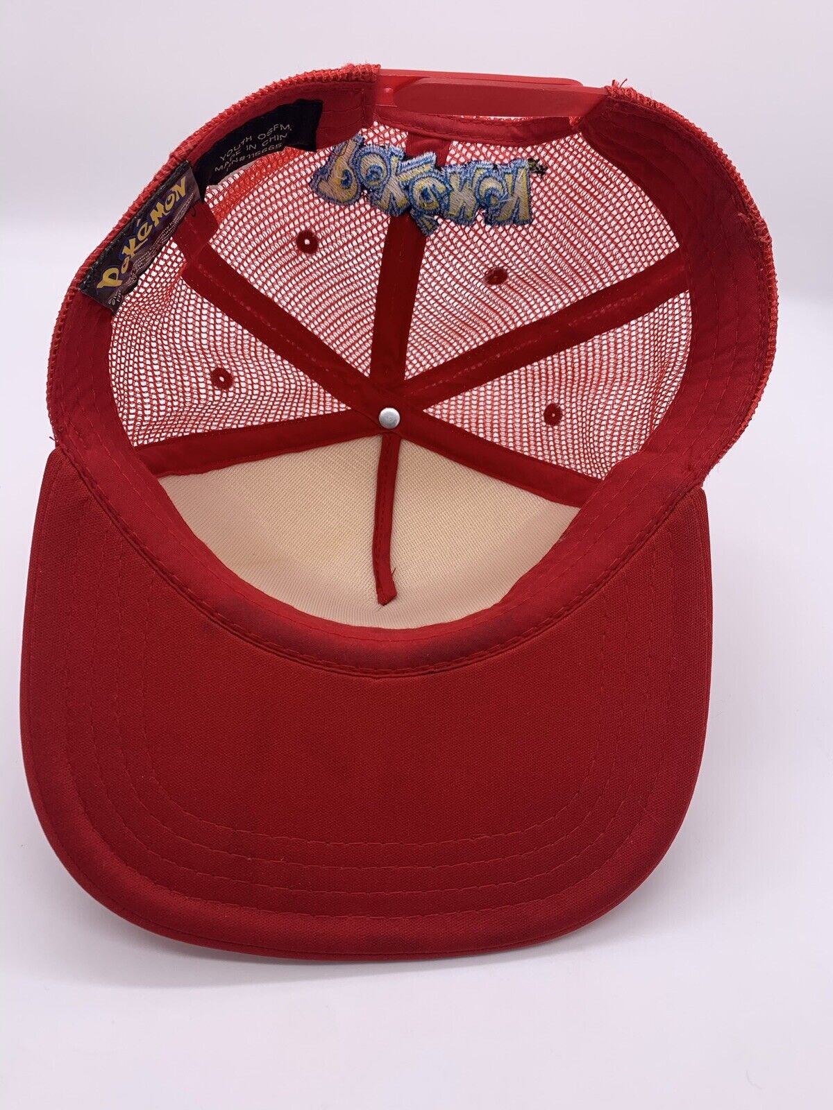 Nintendo Pokemon Pokeball Youth Snapback Hat Baseball Red One-Size Cap