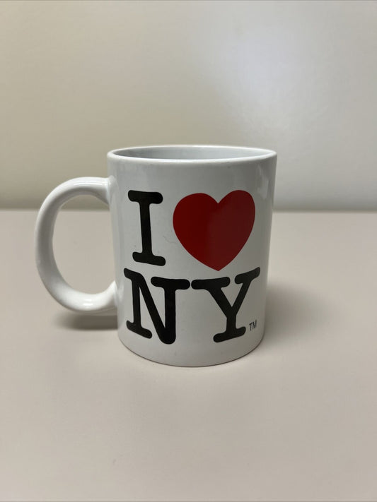 I Love NY Mug*White Ceramic*Souvenir Mug*Pre-Owned* Standard 11oz Size