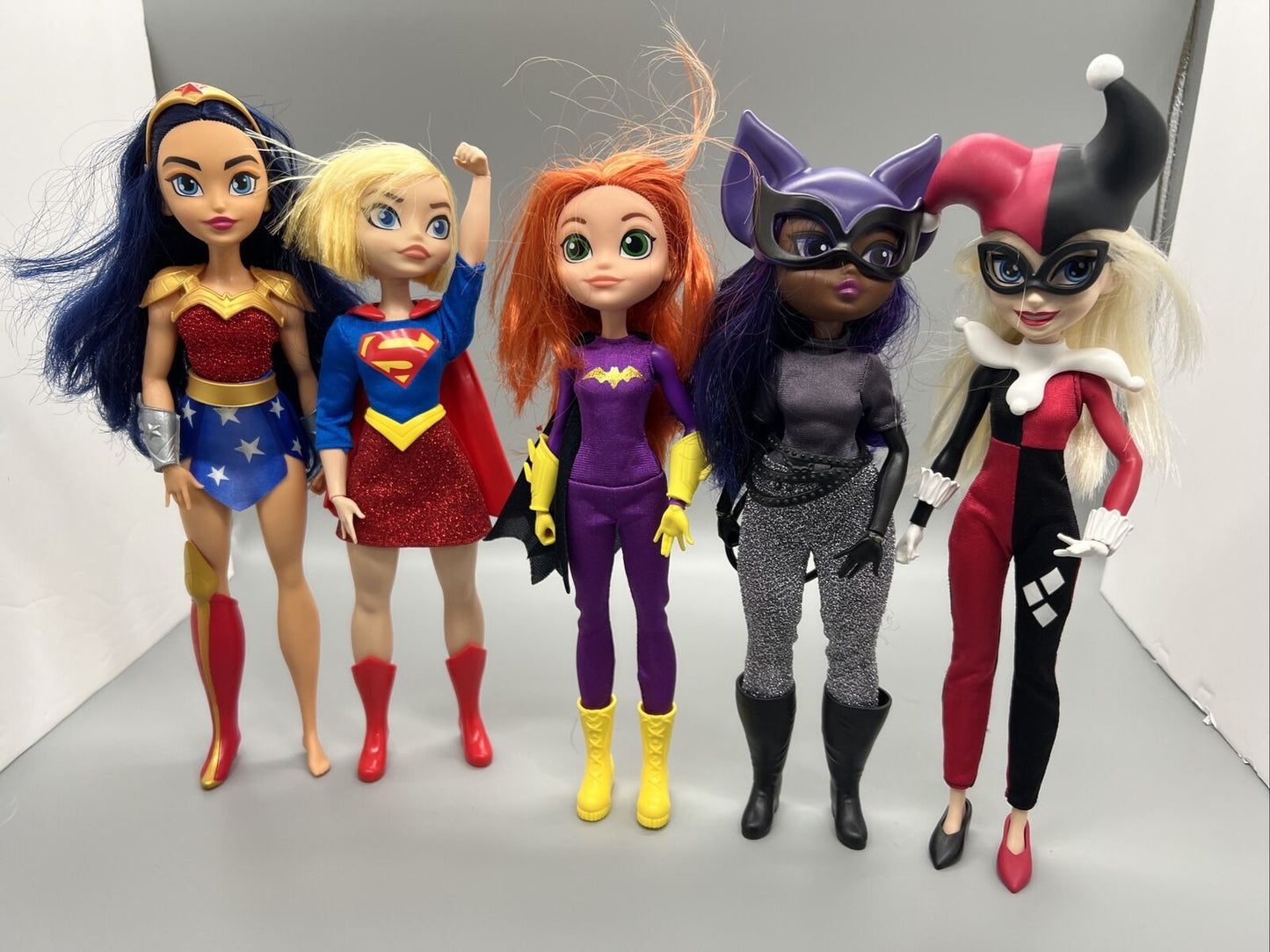 DC Super Hero Girls Dolls 5 Pack (Wonder Women Batgirl, Supergirl, etc.)