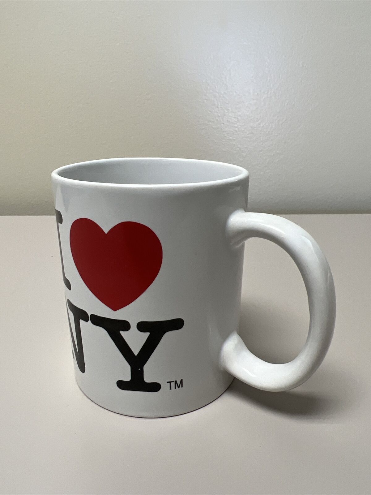 I Love NY Mug*White Ceramic*Souvenir Mug*Pre-Owned* Standard 11oz Size