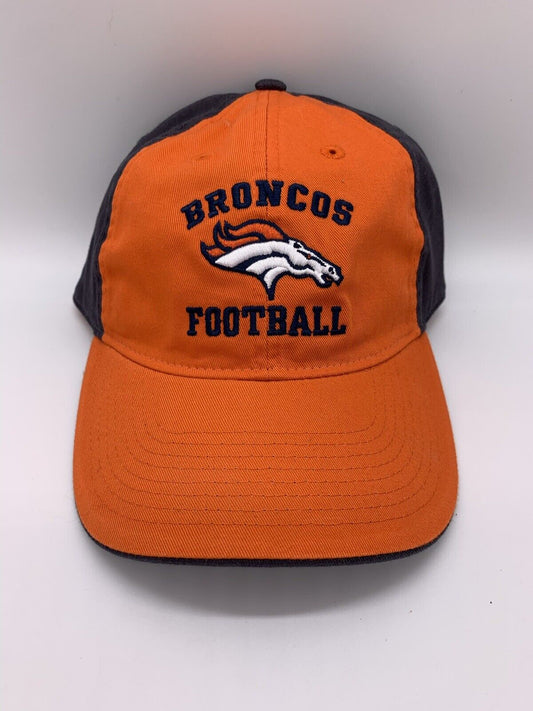 Denver Broncos Football Hat Cap Orange and Grey LOGO Team NFL New One Size Adult