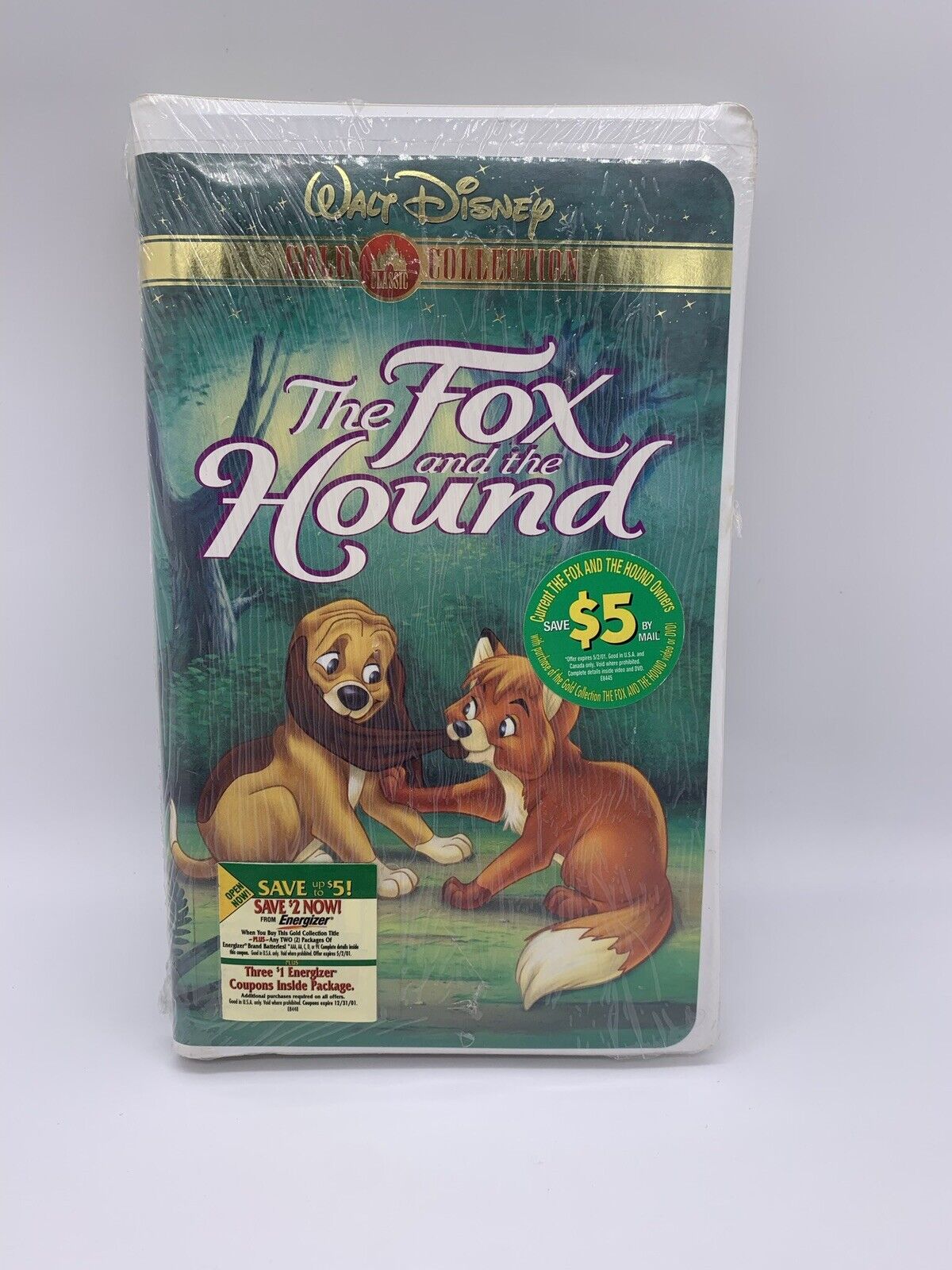 The Fox and the Hound(VHS, 2000, Gold Collection) New Sealed 1st Print Watermark