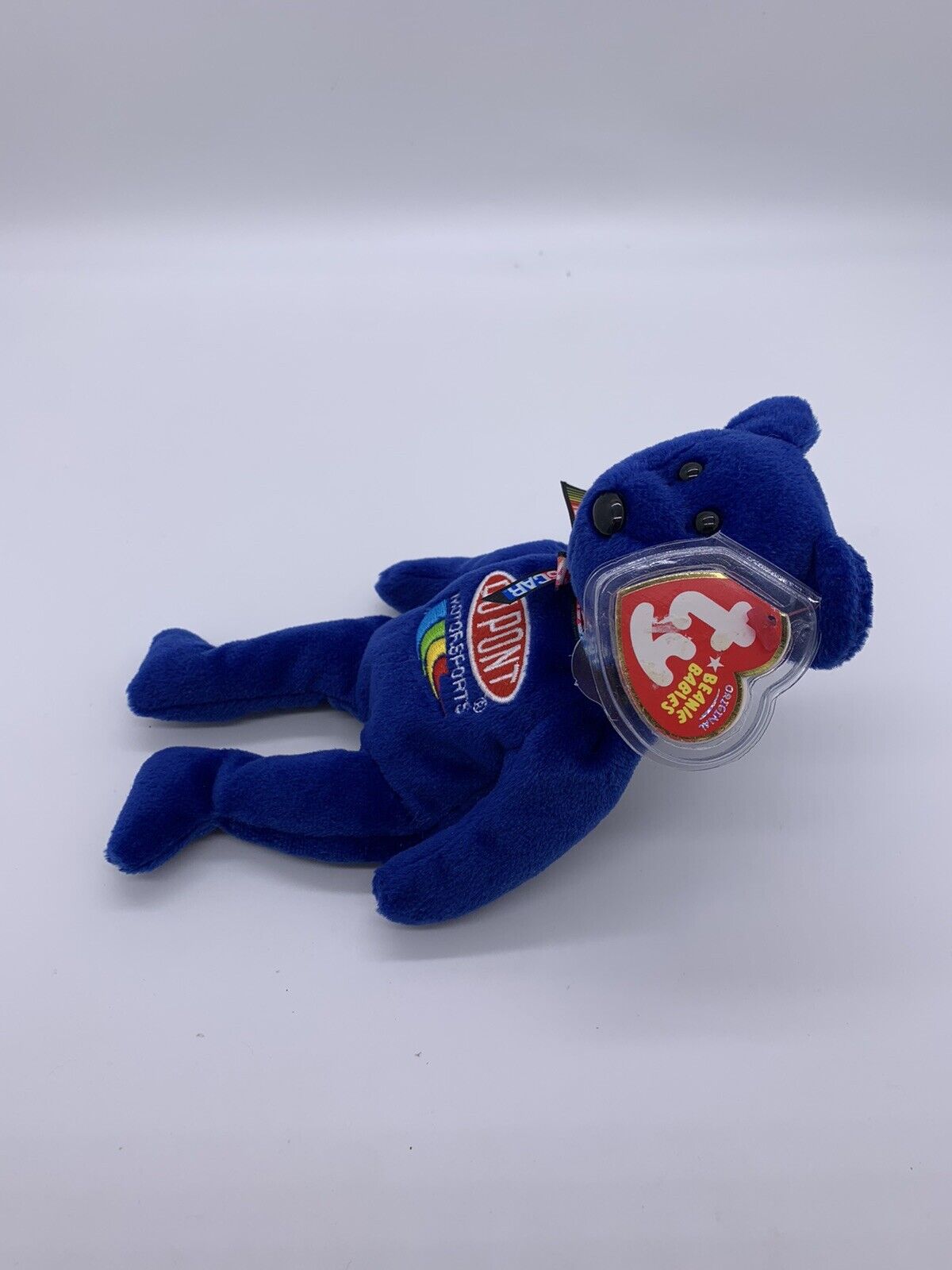 NASCAR Jeff Gordon #24 Dupont MotorSports Advertising Ty Beanie Babies Bear