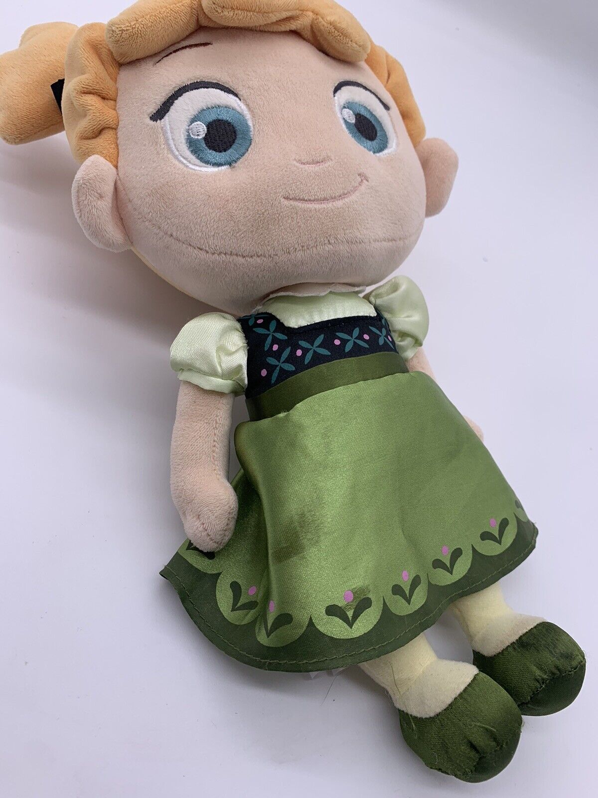 Disney Store Animator's Frozen Anna Plush Princess Toddler Baby Doll Toy 12”