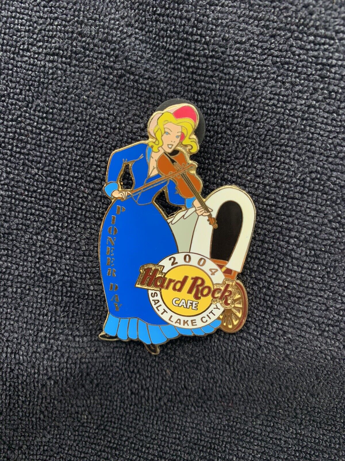 Hard Rock Cafe pin - Salt Lake City (closed)-Pioneer Day 2004 Covered Wagon LDS