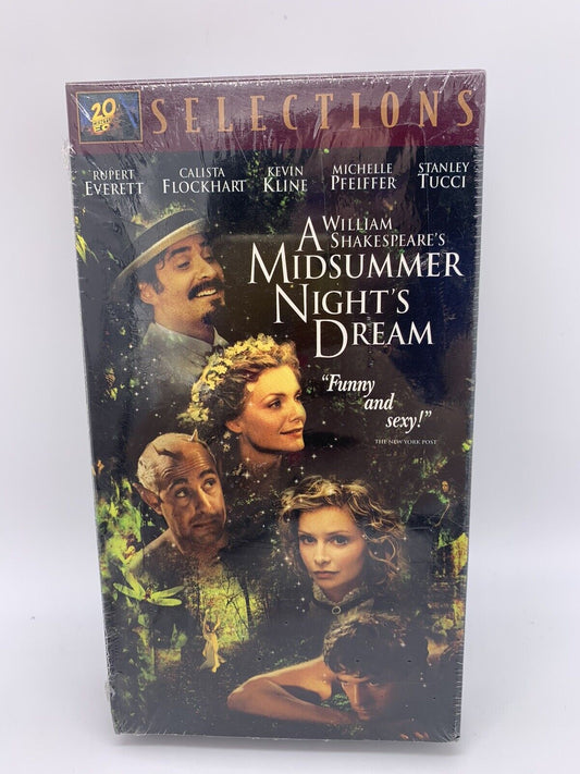 A Midsummer Nights Dream (VHS, 1999) Kevin Kline, Michelle Pfeiffer New Sealed