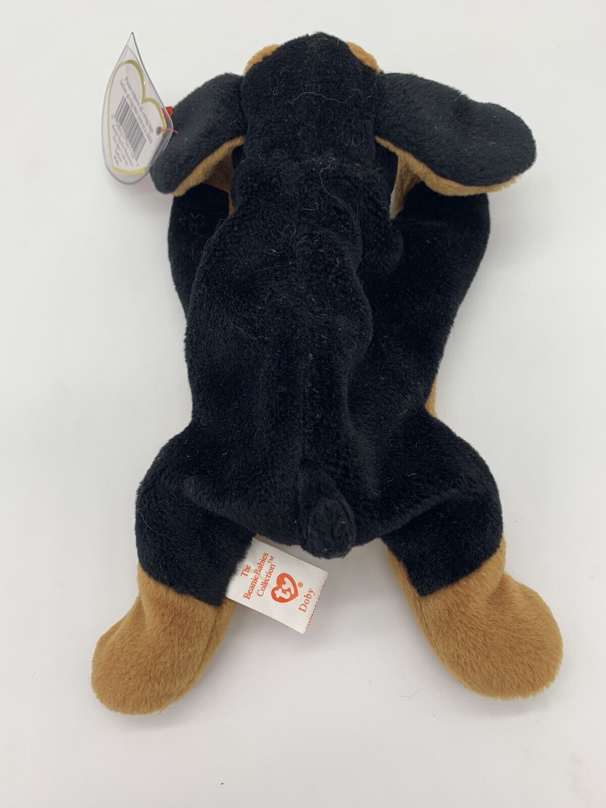 Rare Ty Beanie Baby: Doby the Doberman - Collectible Plush Toy - Mint Condition