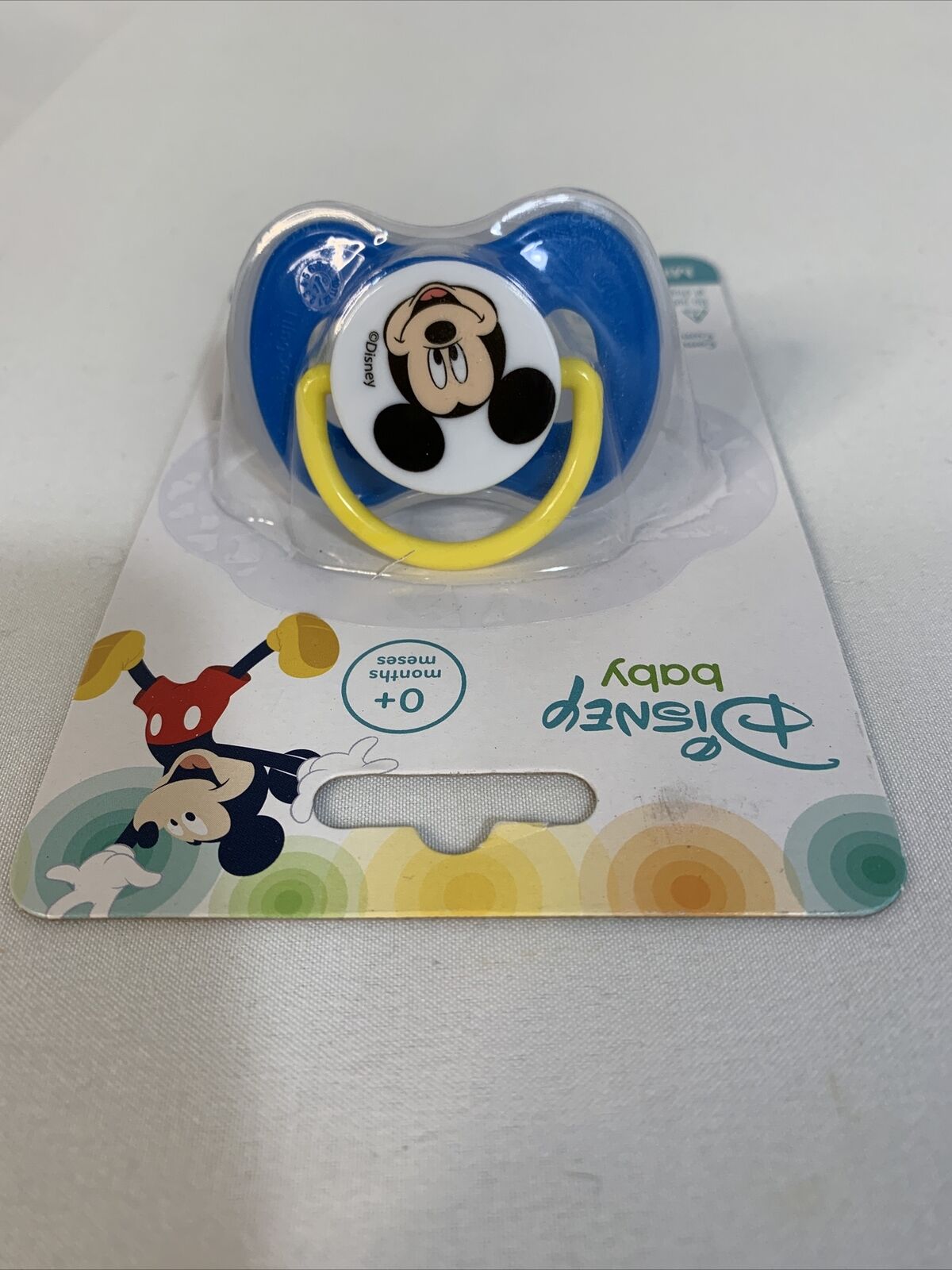 Disney Baby Mickey Mouse Pacifiers - 2-Pack Binky - 0+ Months - Red/Blue - BPA F