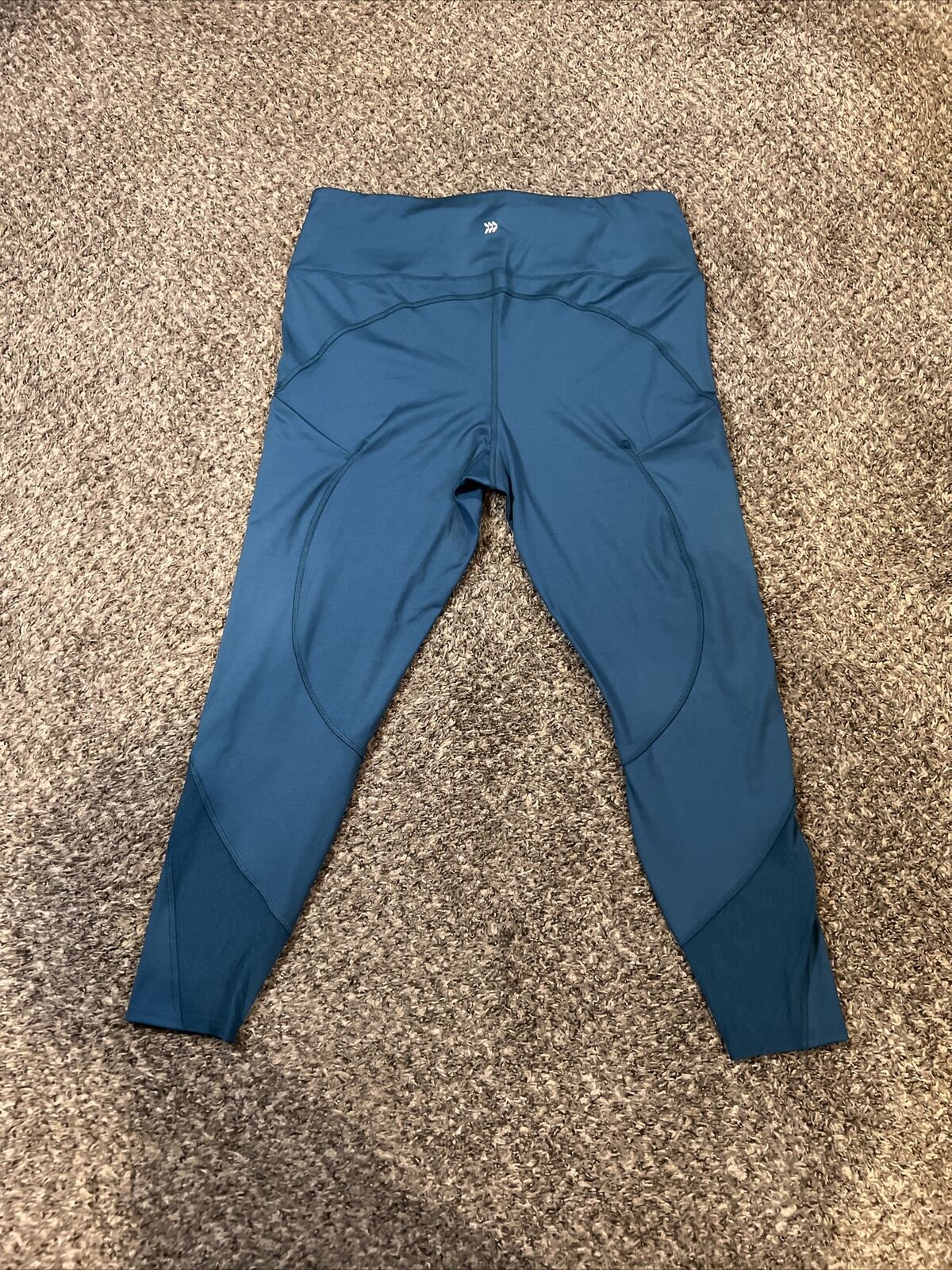 ALL IN MOTION 1x woman's waistband teal pants New W/O Tags