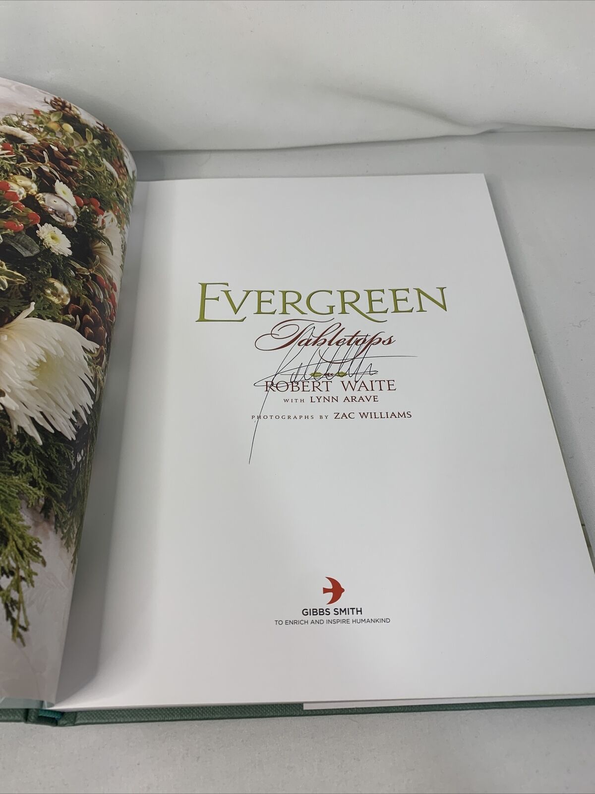 Evergreen Tabletops by Robert Waite and Zac Williams. Signed Copy!! - Decor