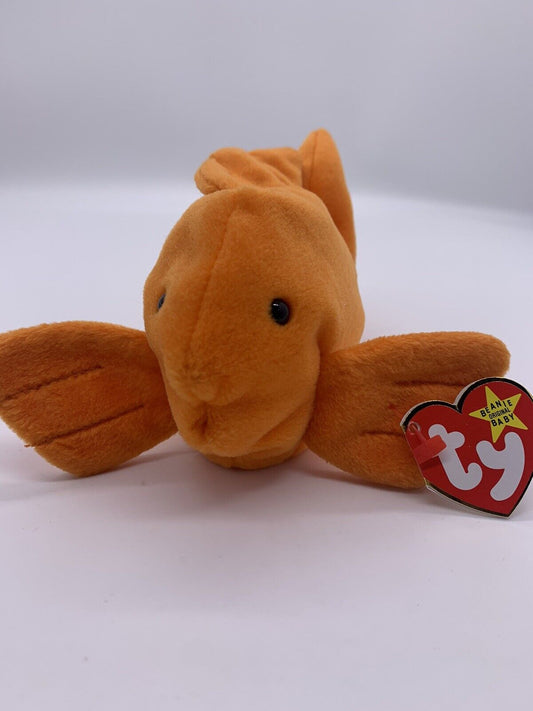 TY Beanie Baby Super Rare Vintage Goldie the Goldfish Mint With Mint Tags