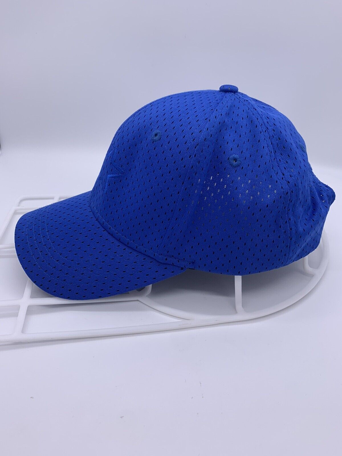 Vintage Starter Logo Men's Hat Fitted Blue Mesh Embroidered Cap #RM46806Y