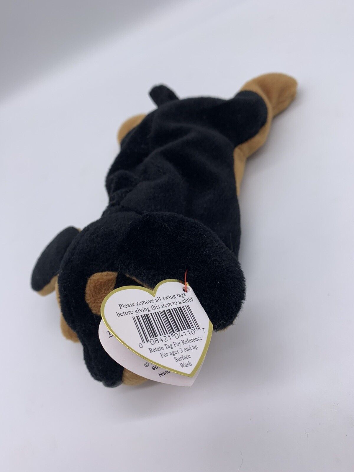 Rare Ty Beanie Baby: Doby the Doberman - Collectible Plush Toy - Mint Condition