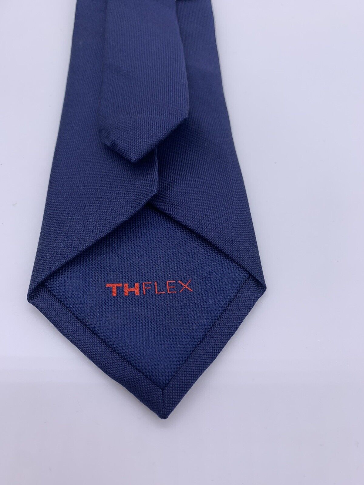 Tommy Hilfiger TH Flex Tie, Blue With Gold And Silver Stripe