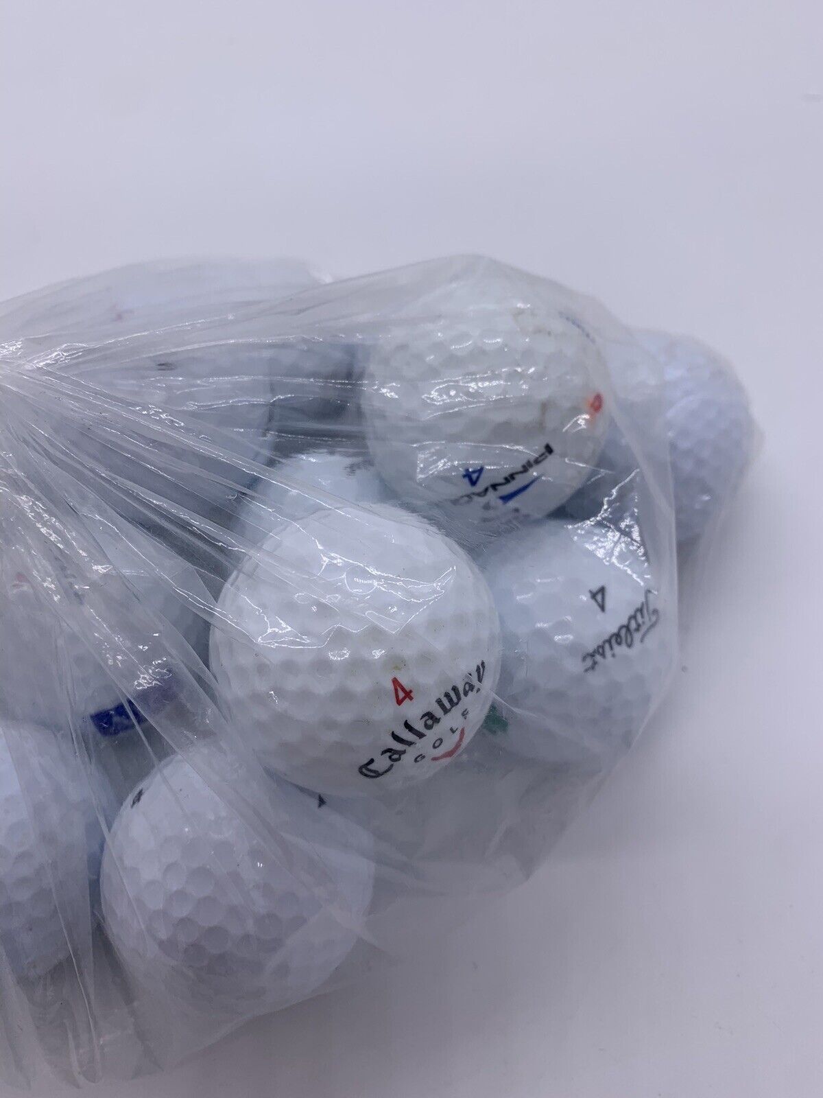 Lot of 15 Random Golf Balls - Maxfli, Callaway, Top Flight, Intech, Titleist