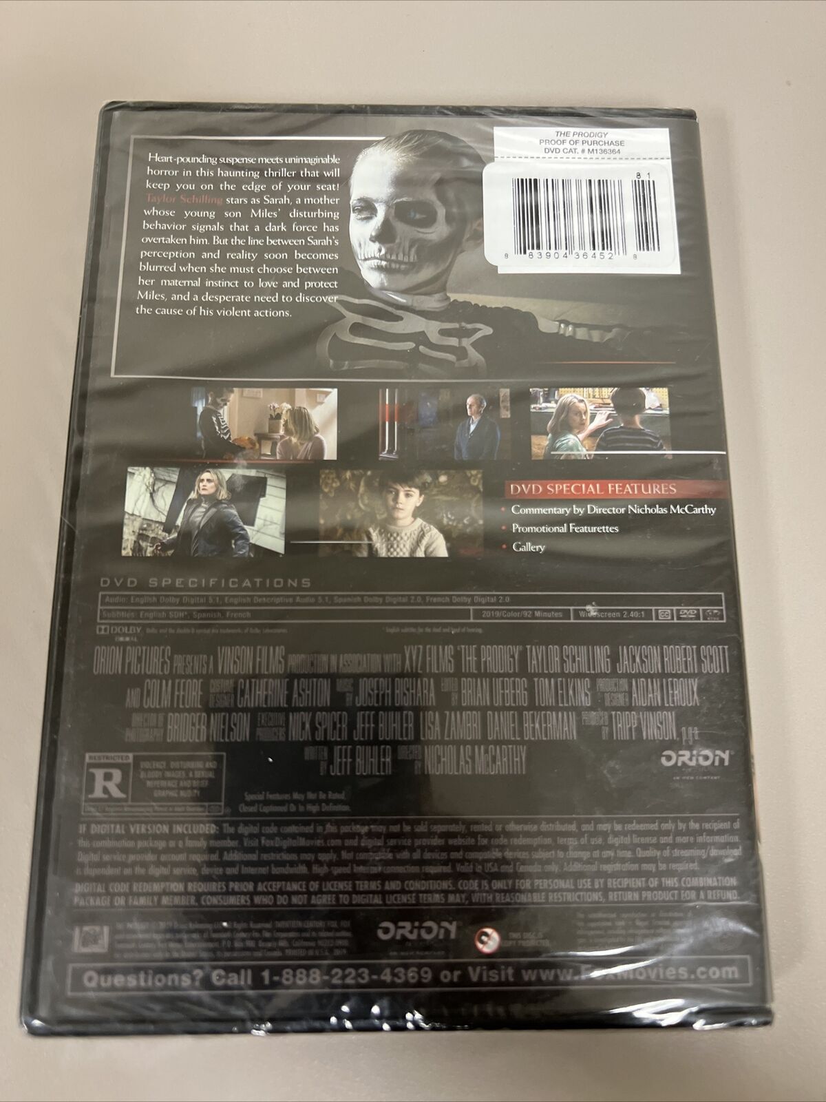 The Prodigy (DVD, 2019)