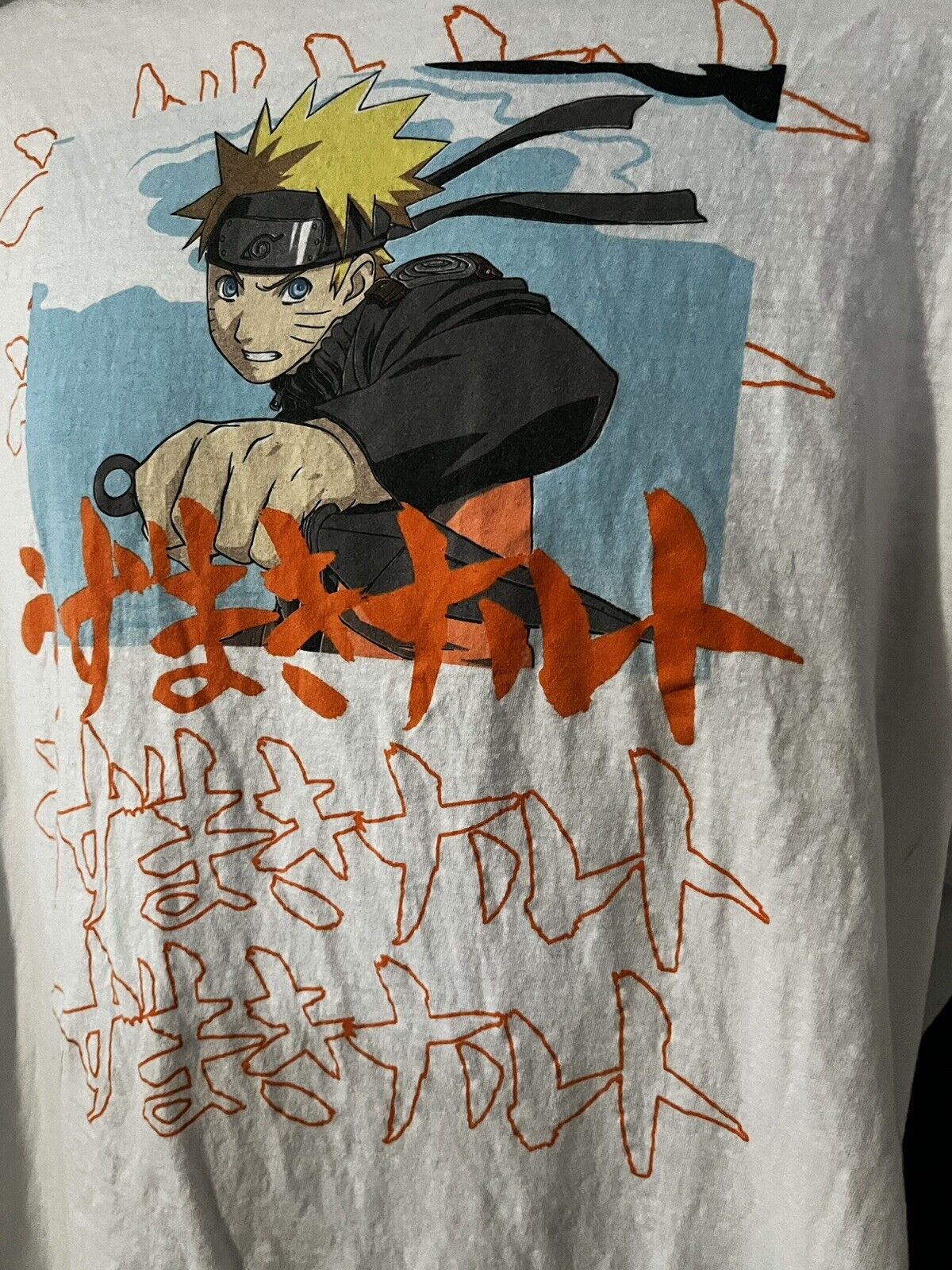 Naruto Shippuden Collection T-Shirt Graphic White Shirt Sleeve Crew