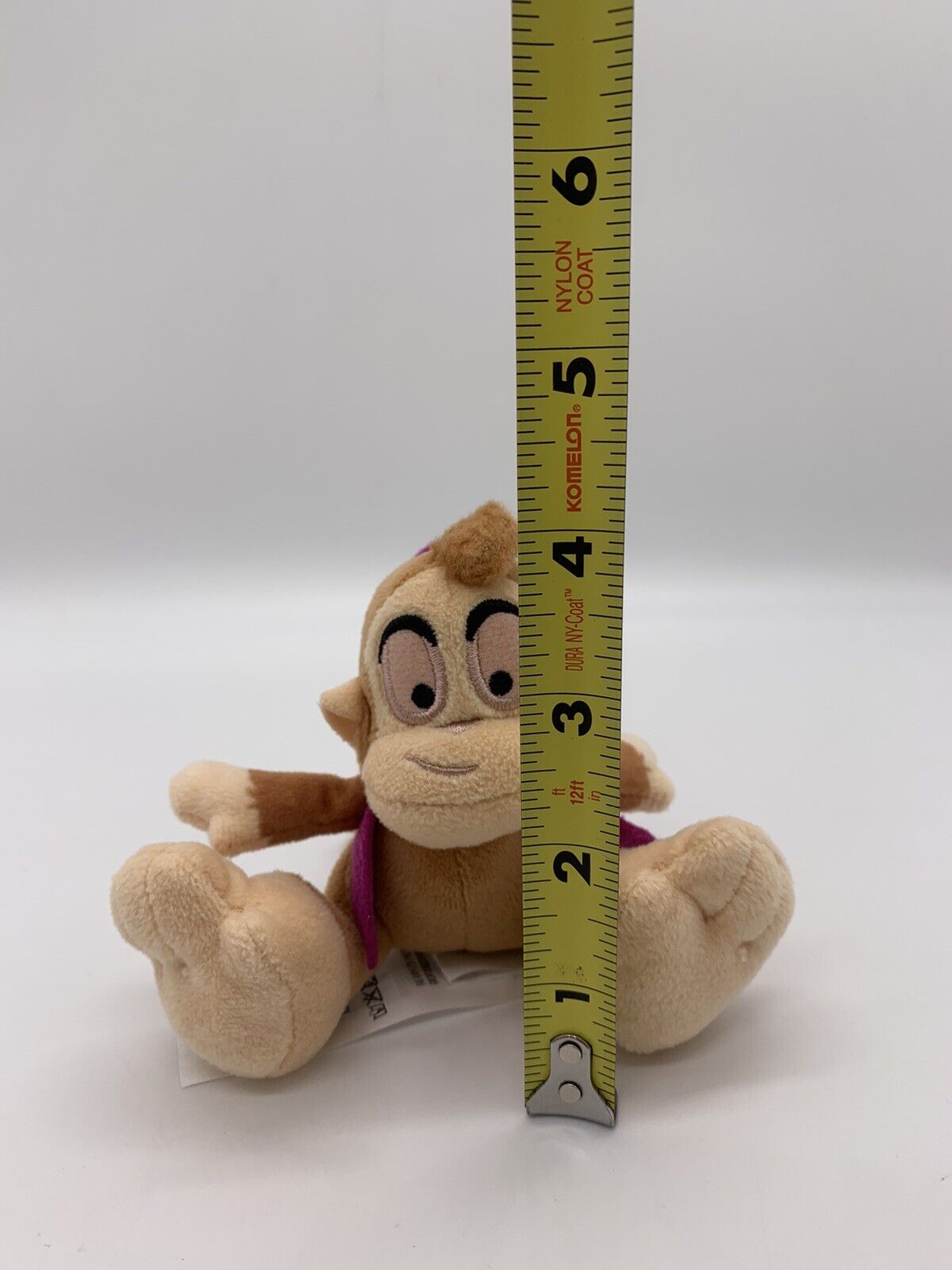 Disney Authentic Aladdin Abu Monkey Tiny Big Feet Micro Plush Toy Doll Jasmine