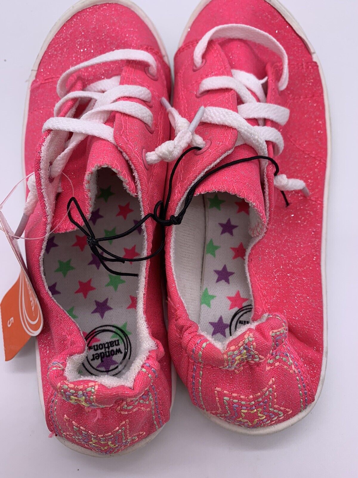 Wonder Nation Child Casual Size 5 - Pink And white Sparkle - Brand New!