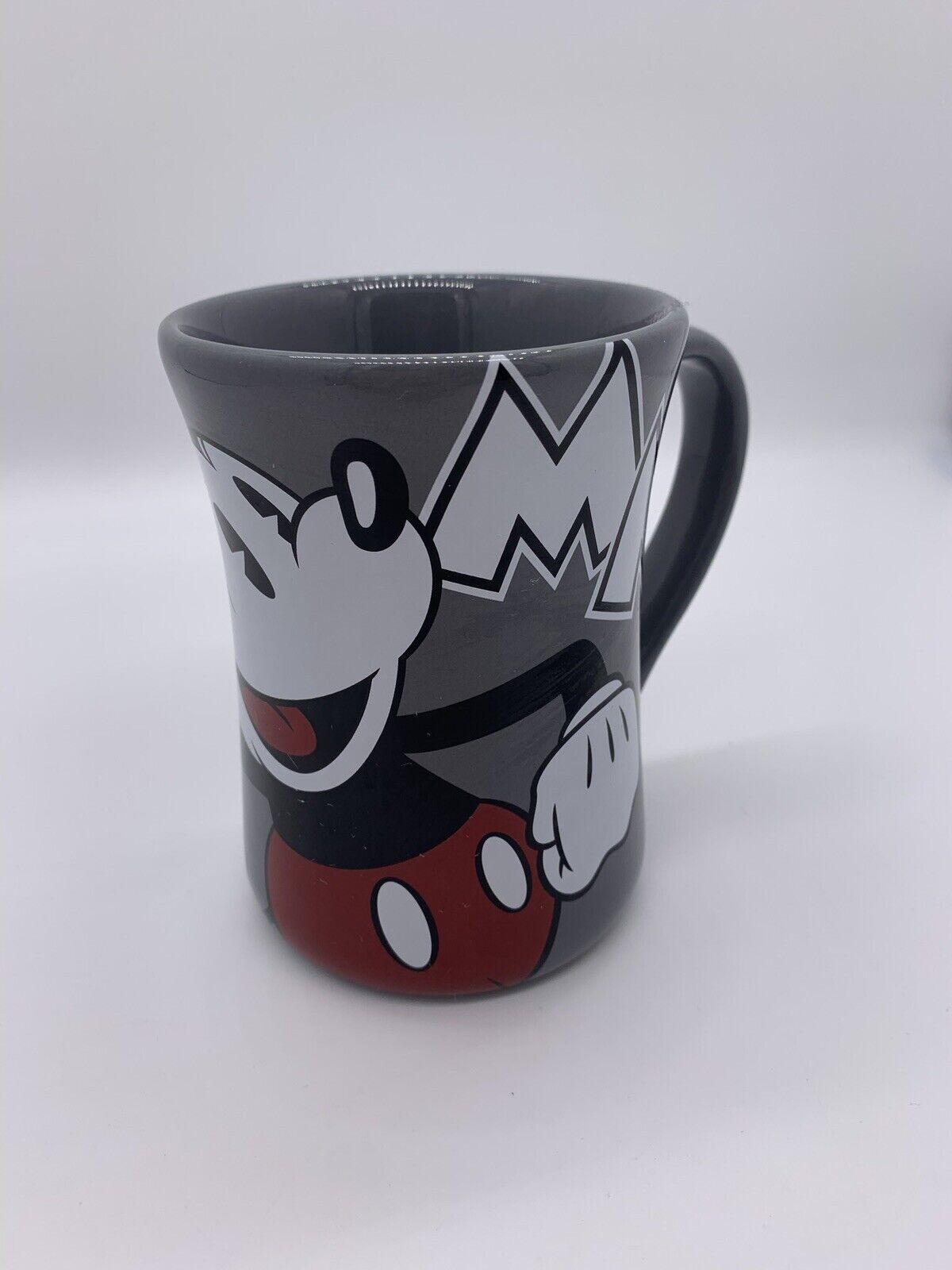 Authentic Disney Store Mickey Mouse Grey Classic Large Coffee Tea Mug Cup