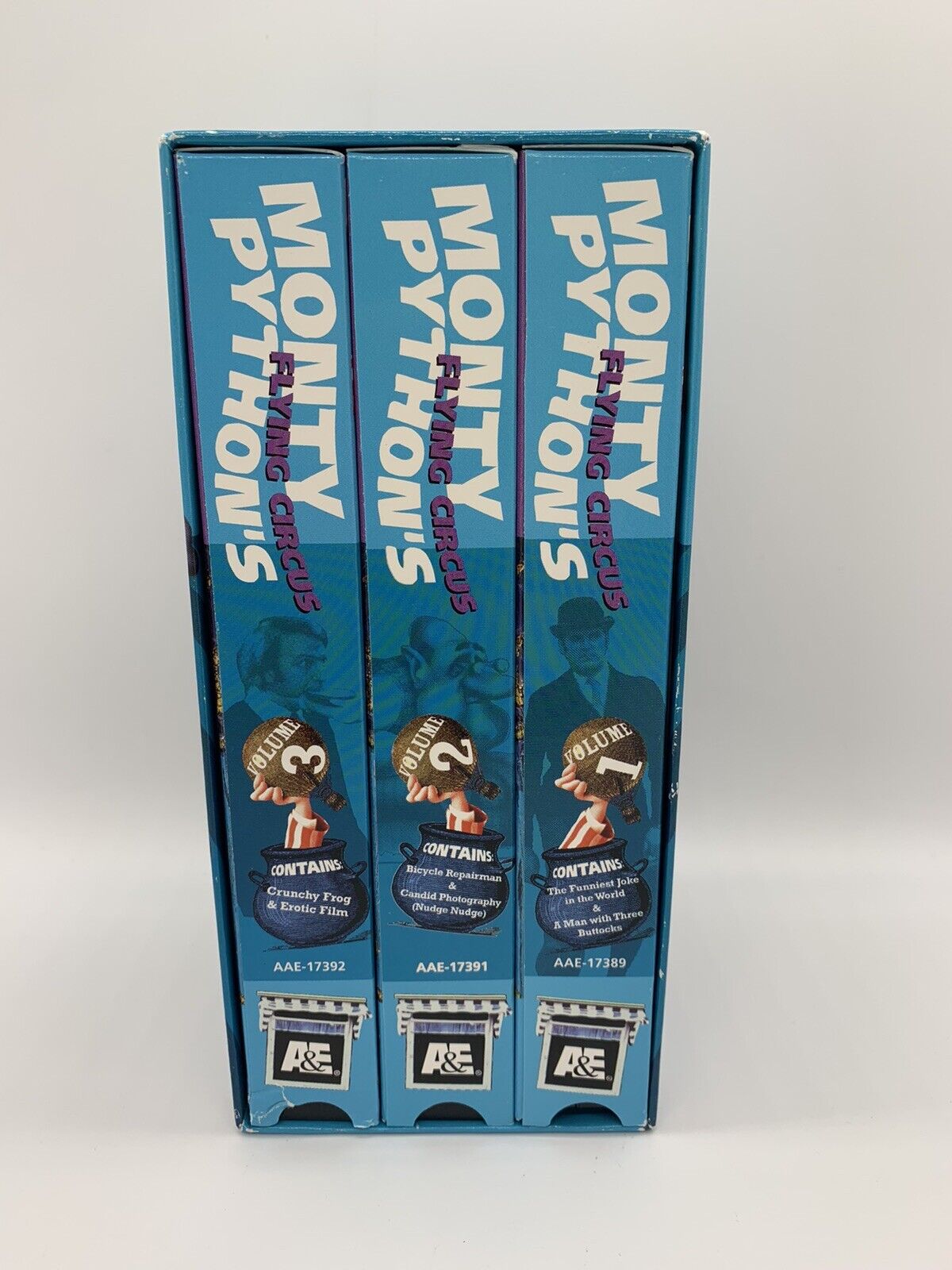 Monty Pythons Flying Circus 3 VHS Tapes Set Season 1 Episodes 1-6 Classic Comedy