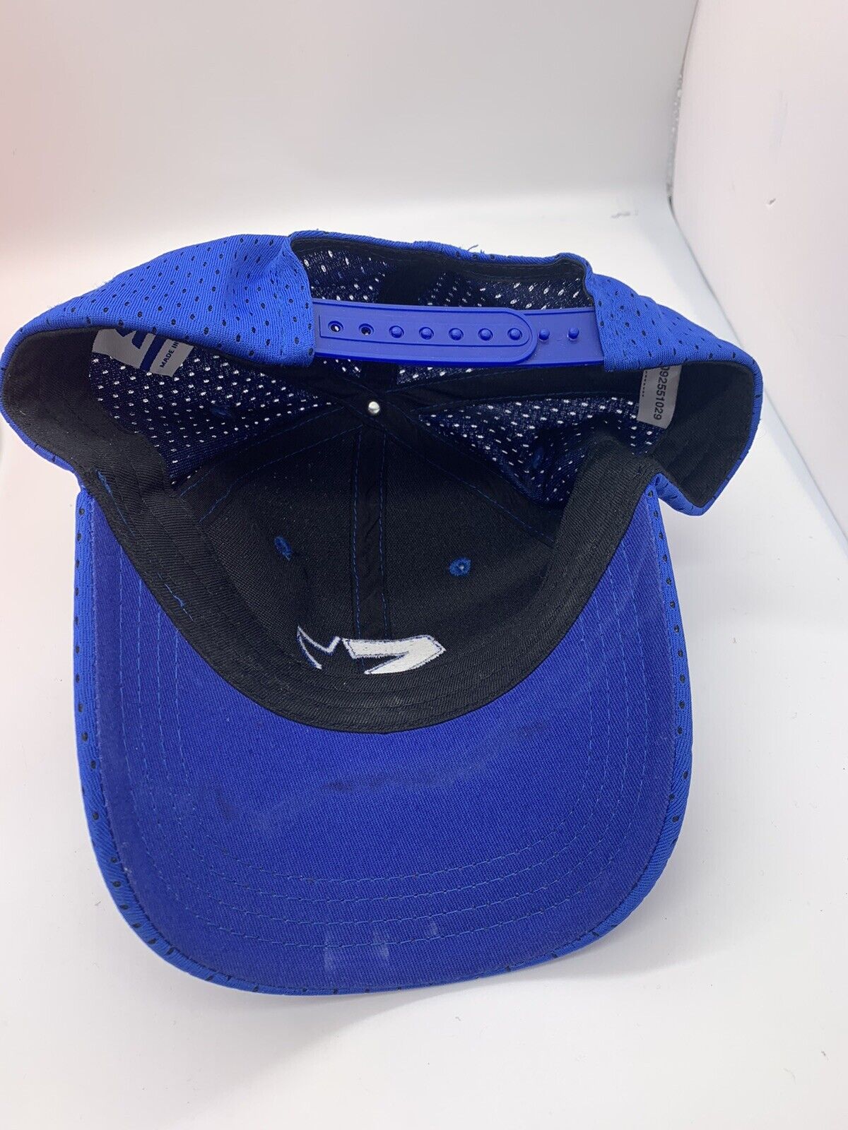 Vintage Starter Logo Men's Hat Fitted Blue Mesh Embroidered Cap #RM46806Y