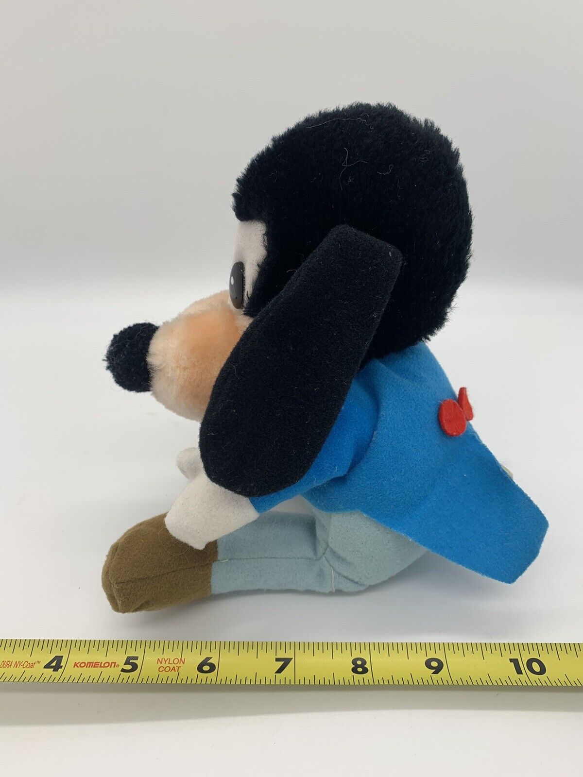 Vintage Walt Disney Mickey's Christmas Carol 1984 Plush Character Goofy Blue