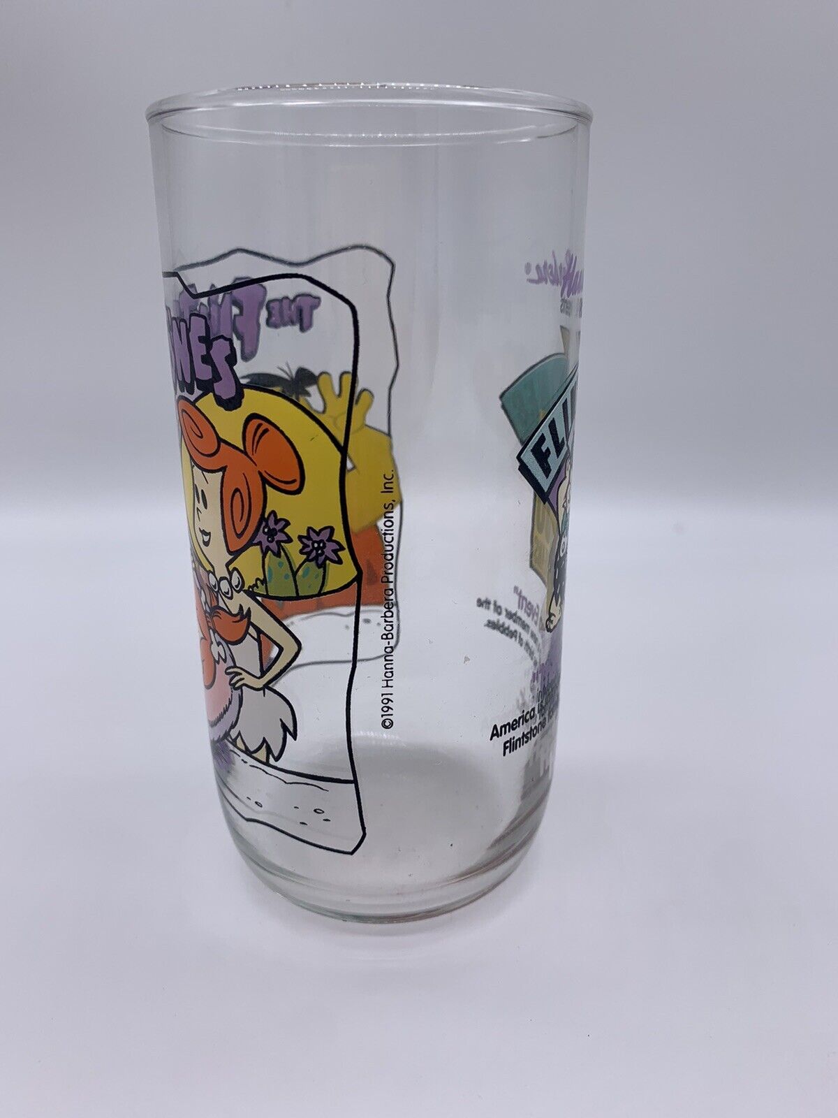 1963 Vintage Hardees 30th Anniversary Flintstones Glass & Pin Set Rare Collector