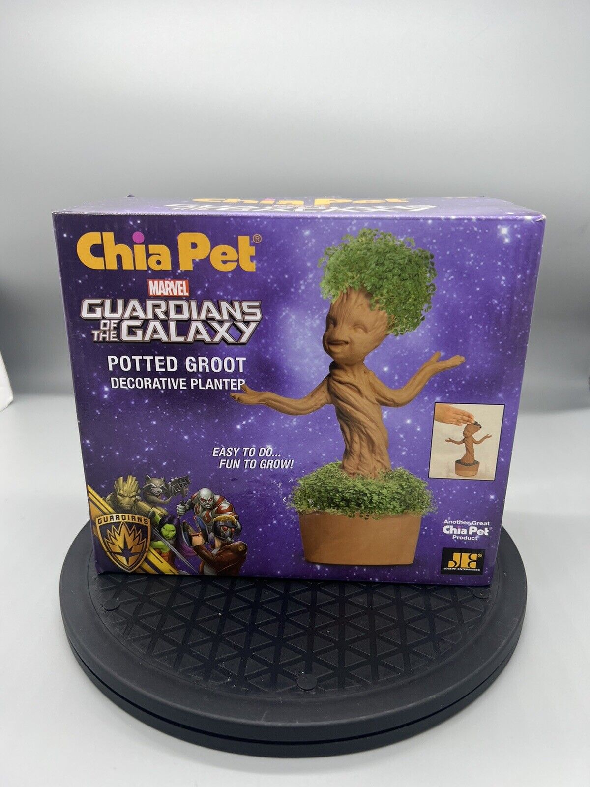 Chia Pet Marvel Guardians of the Galaxy Potted Groot Decorative Planter New