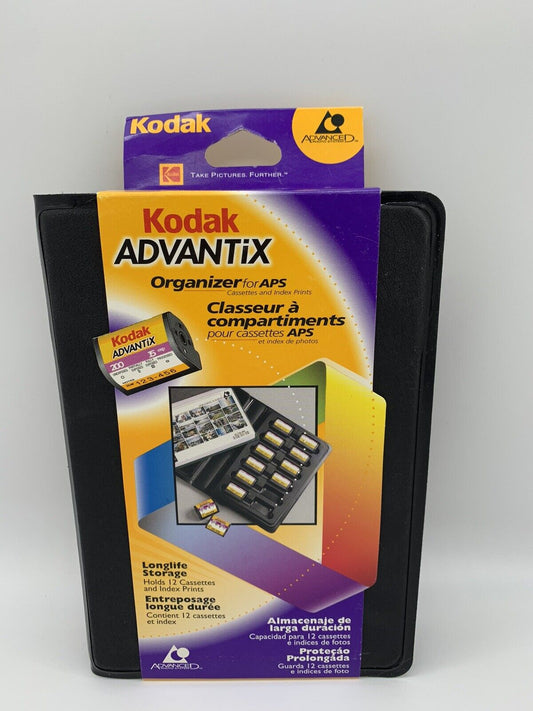 Brand New!  Kodak Advantix Organizer for APS Holds 12 Cassettes and Index Prints