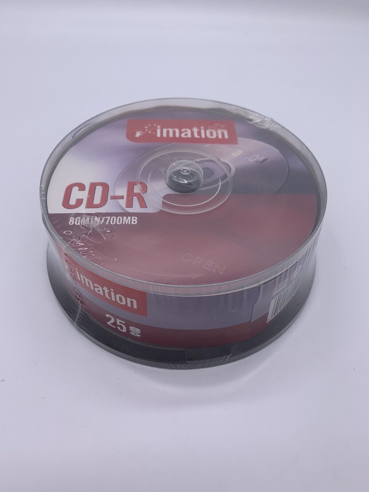 Imation 80MIN/700MB CD-R, 48x, 25 Pack Spindle, Factory Sealed