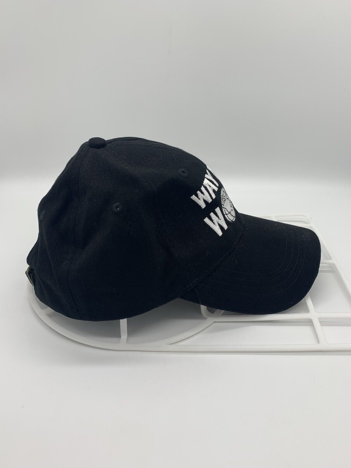 Waynes World Hat Casual Cap Strap Back Black Adjustable Men Movie Nostalgia