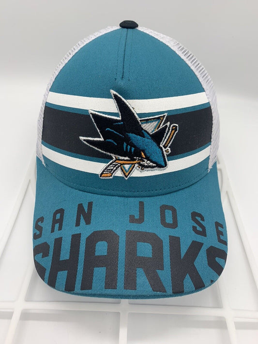 New!! San Jose Sharks "Classic" NHL trucker hat cap Youth