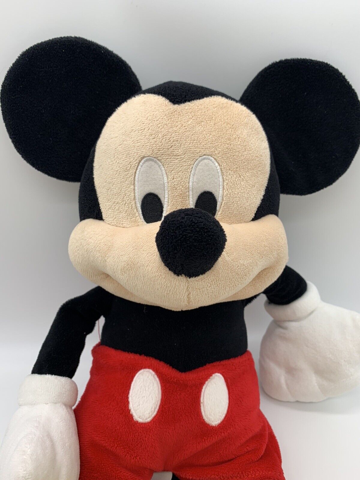 Disney Authentic Mickey Mouse Plush Doll 18" Classic Mickey Stuffed Animal Soft