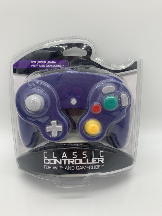 Brand New! TTX TECH WII GAMECUBE CLASSIC CONTROLLER - Indigo Color