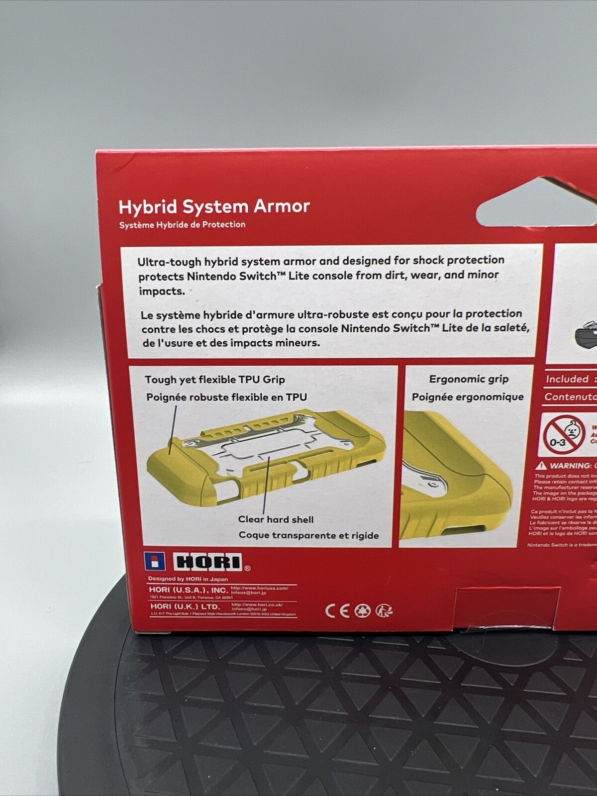 Nintendo Switch Lite Hybrid System Armor Yellow Case