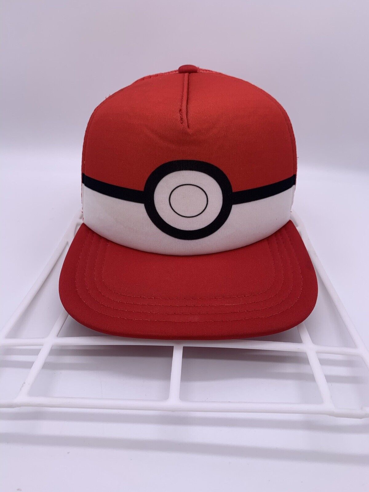 Nintendo Pokemon Pokeball Youth Snapback Hat Baseball Red One-Size Cap