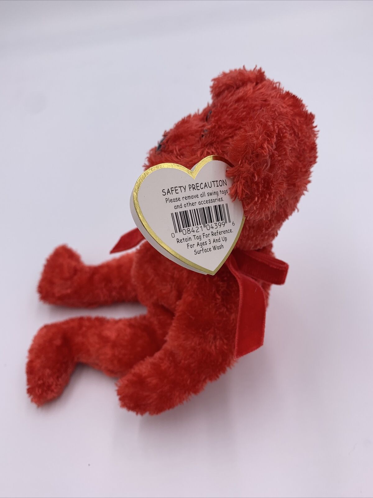 TY Beanie Baby - SIZZLE the Bear (8.5 inch) -Rare no errors! Perfect Bear