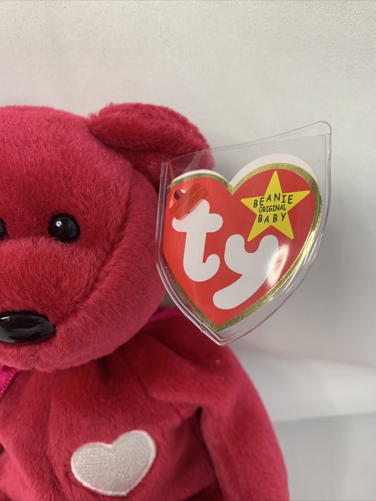 Pristine!! Valentina Ty Beanie Baby STUNNING red white