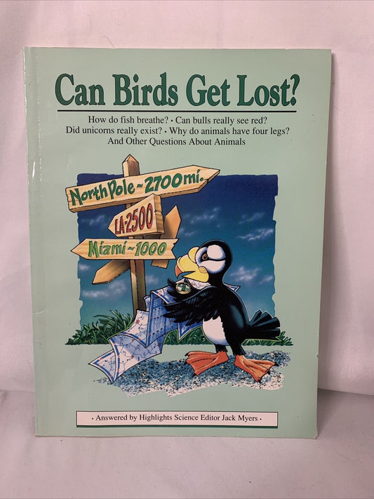 Vintage 1991: Can Birds Get Lost? : And Other Questions about Animals-Jack Myers