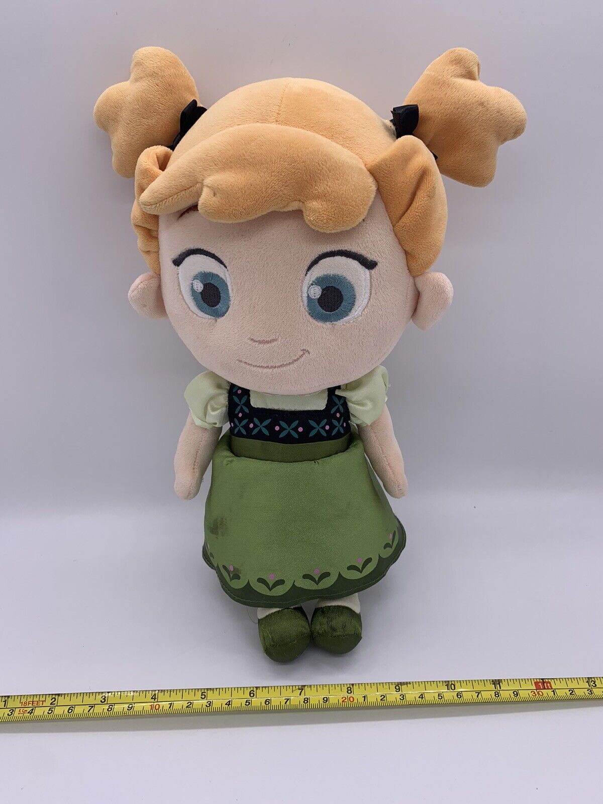 Disney Store Animator's Frozen Anna Plush Princess Toddler Baby Doll Toy 12”