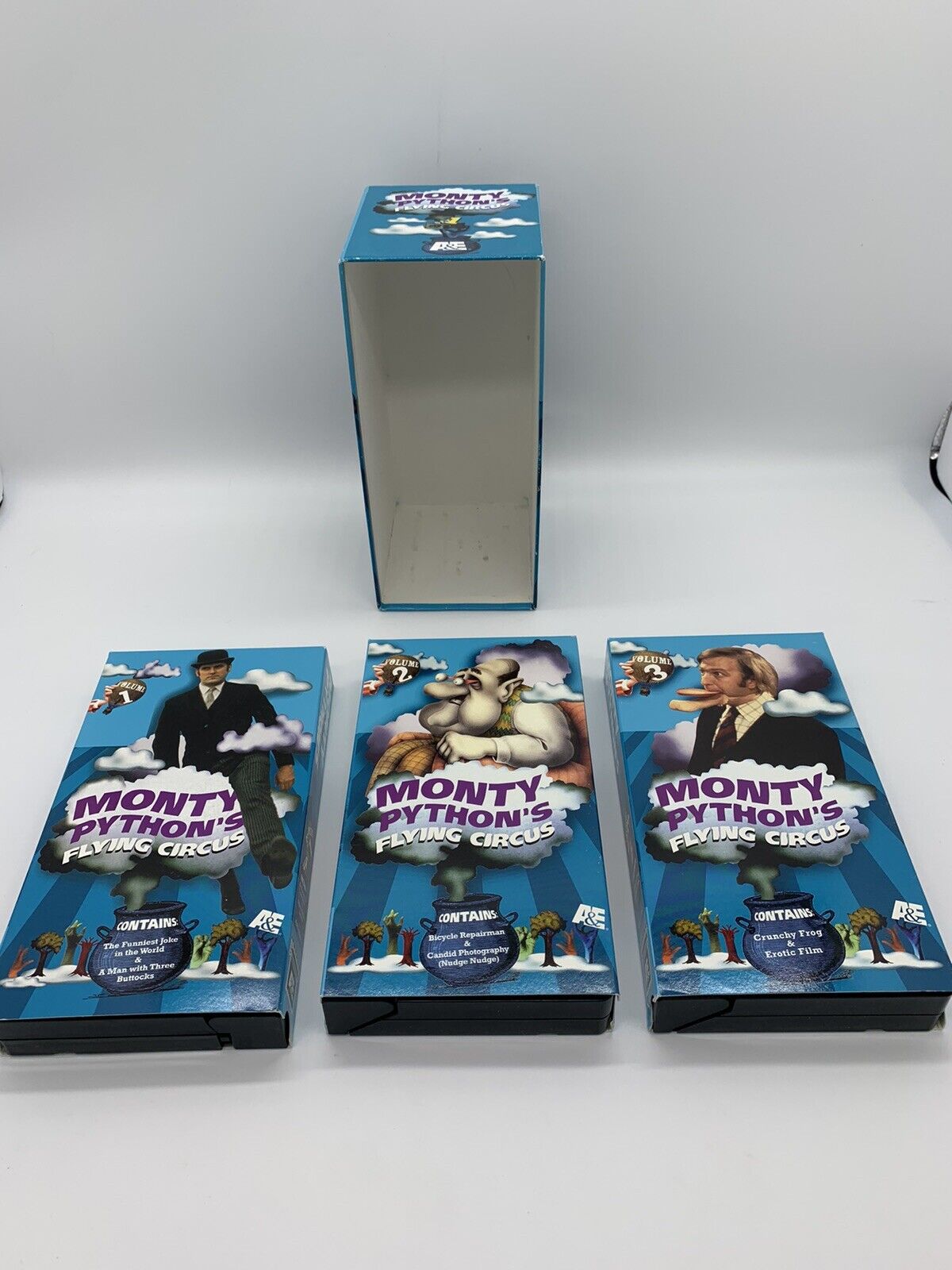 Monty Pythons Flying Circus 3 VHS Tapes Set Season 1 Episodes 1-6 Classic Comedy